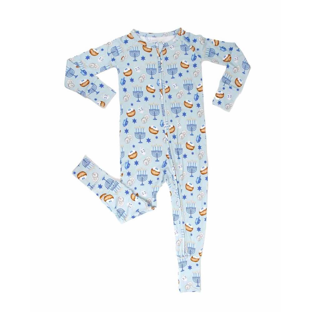 NEW LEV BABY kids' zohar poppy convertible romper in blue